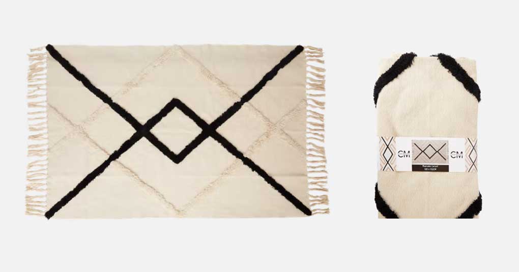 Action macrame vloerkleed