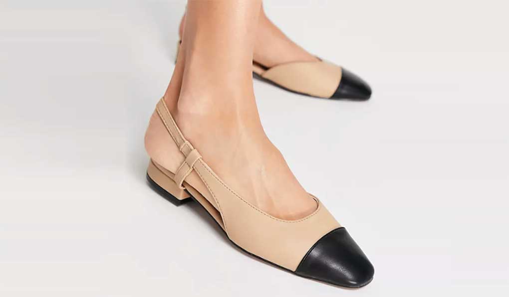 Asos Design Chanel slingback dupe