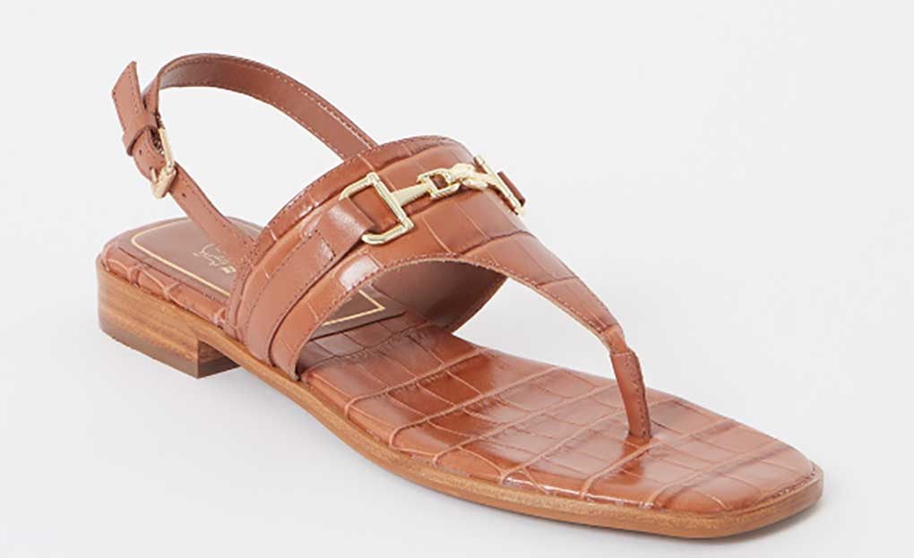 Bijenkorf Dune London Lexley sandaal, Gucci dupe