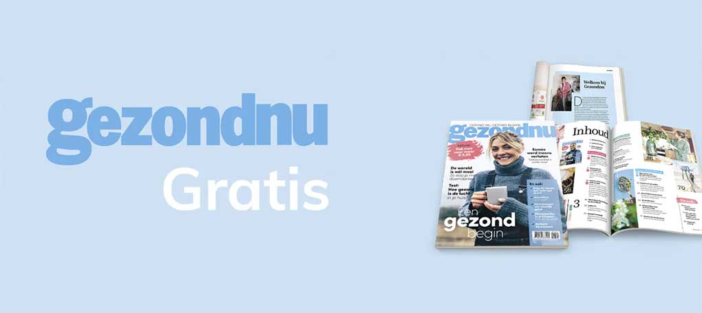 Gezondnu gratis exemplaar magazine