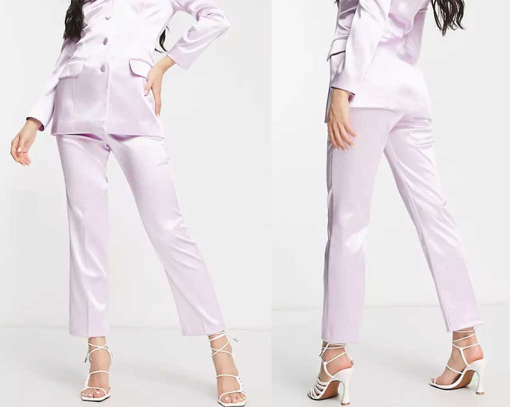 Asos Metallic broek trend