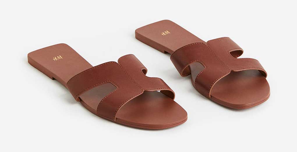 Hermès Oran lookalike sandalen H&M