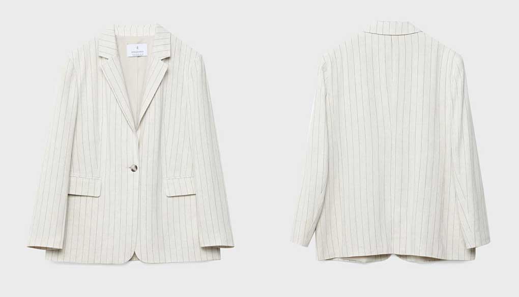 Stradivarius linnen blazer