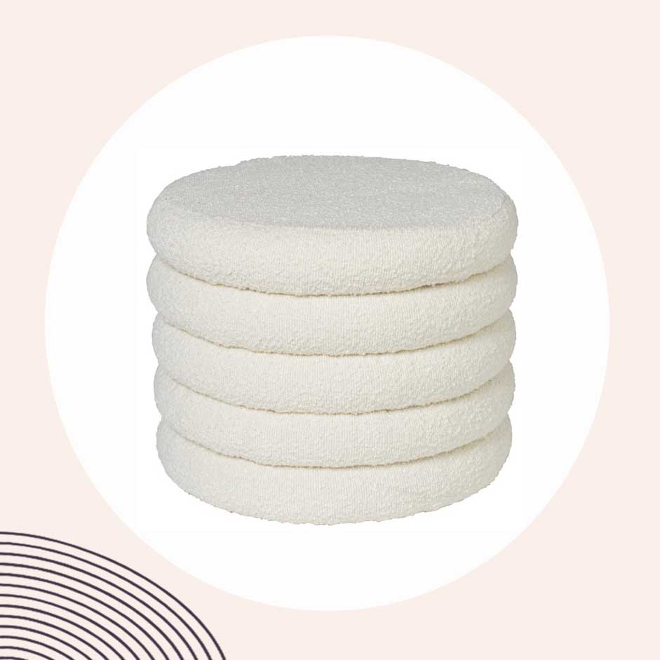 Xenos bouclé poef Troyes