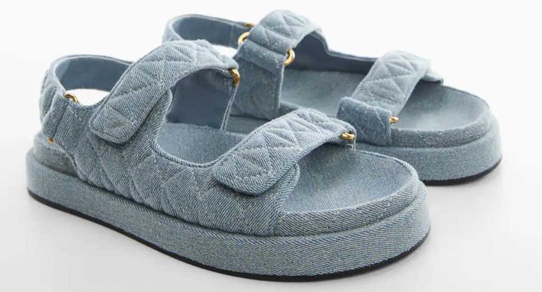 Chanel sandalen dupe van Mango