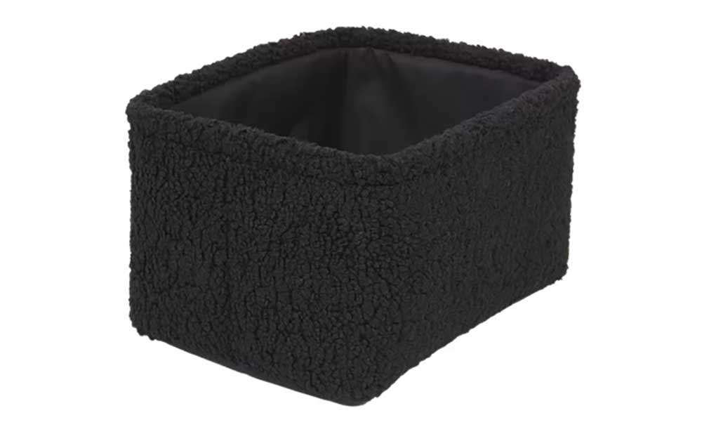 Action teddy opbergbox zwart
