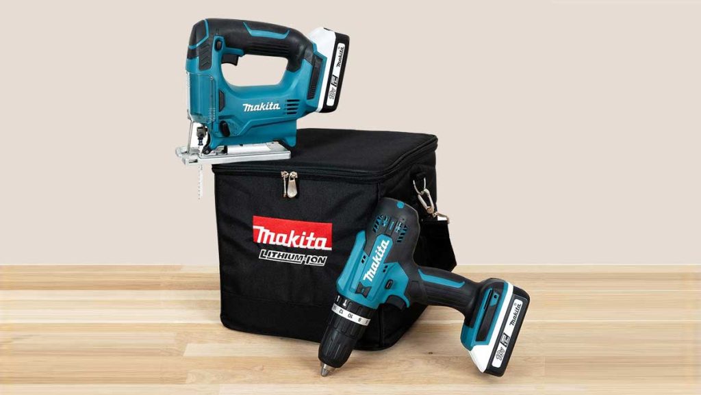 Action Makita boor en zaag