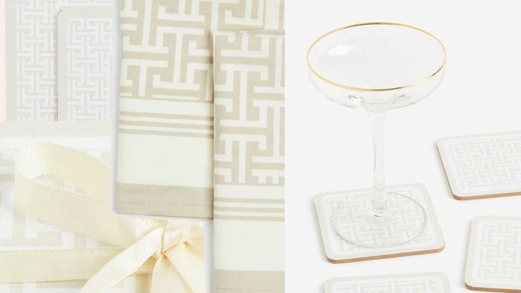 H&M Hermes dupe tafeldecoratie