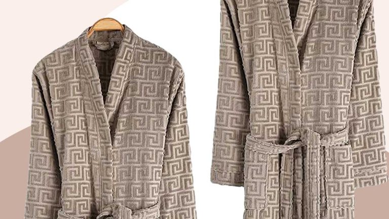 Amazon lookalike van H&M jacquard badjas