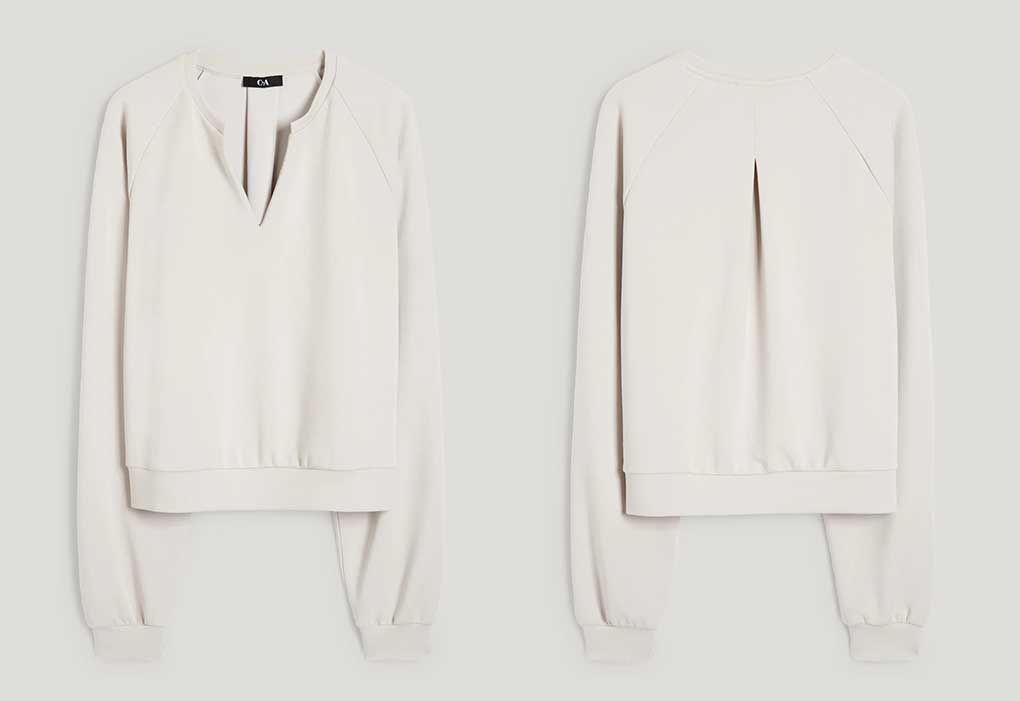 C&A stijlvol joggingpak sweatshirt