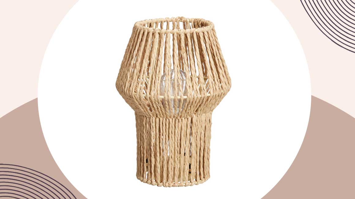 Kwantum tafellamp gewoven touw