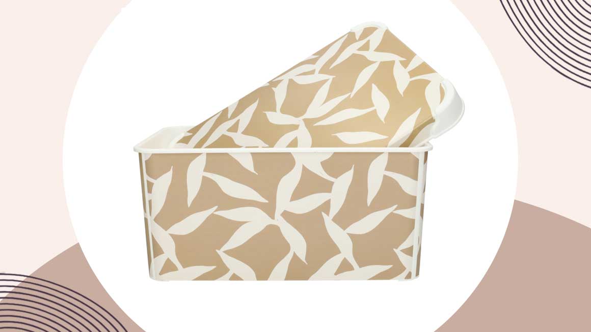 Wibra opbergbox tropical chic