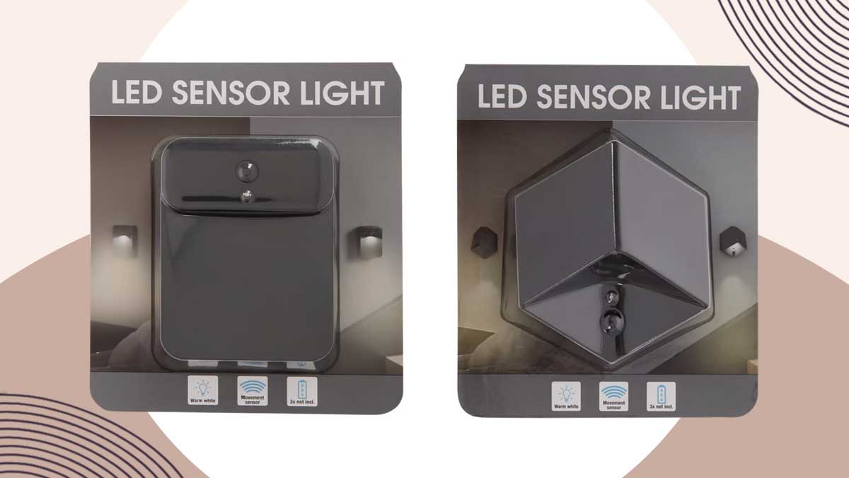 Action wandlamp met sensor
