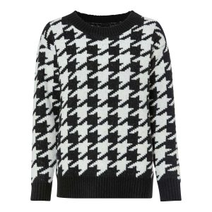 Pied de poule trui Bonprix