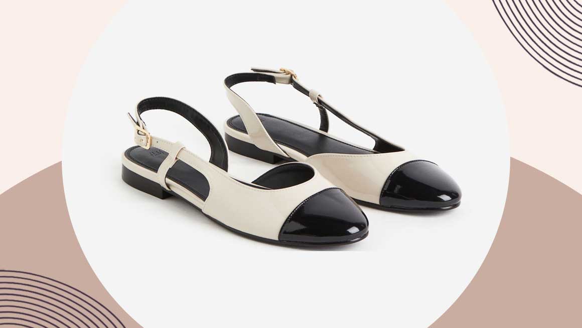 H&M Chanel dupes slingbacks