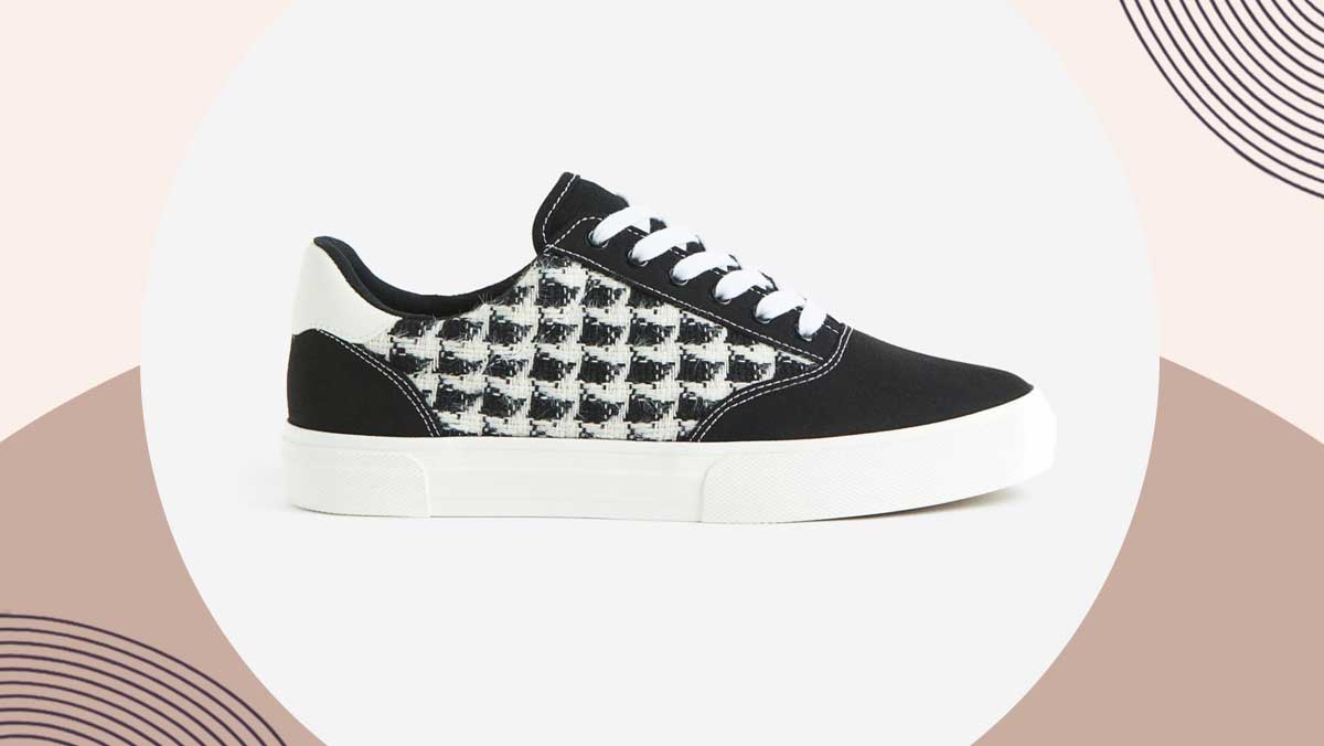H&M sneakers Chanel look Pied de poule