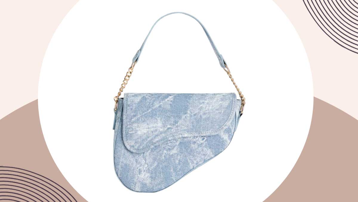 H&M Dior lookalike saddle bag