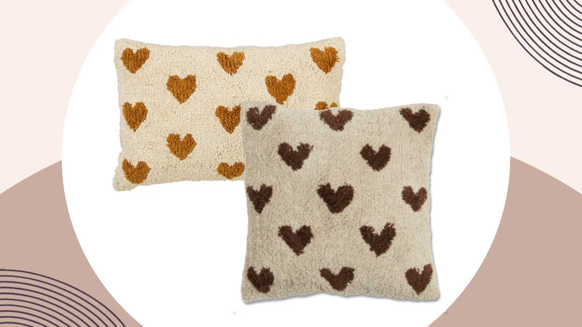 karwei kussen met hartjes