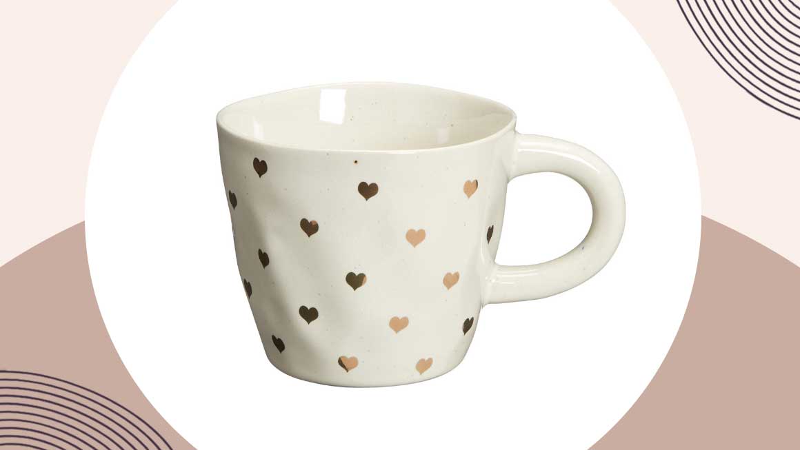 Kwantum mok met hartjes