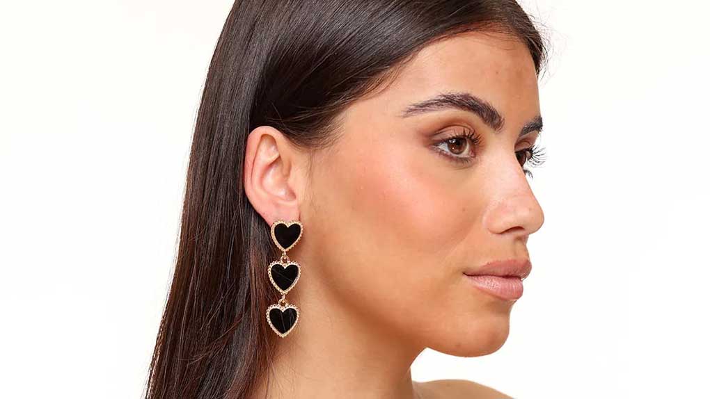 Olivia & Kate hartjes oorbellen