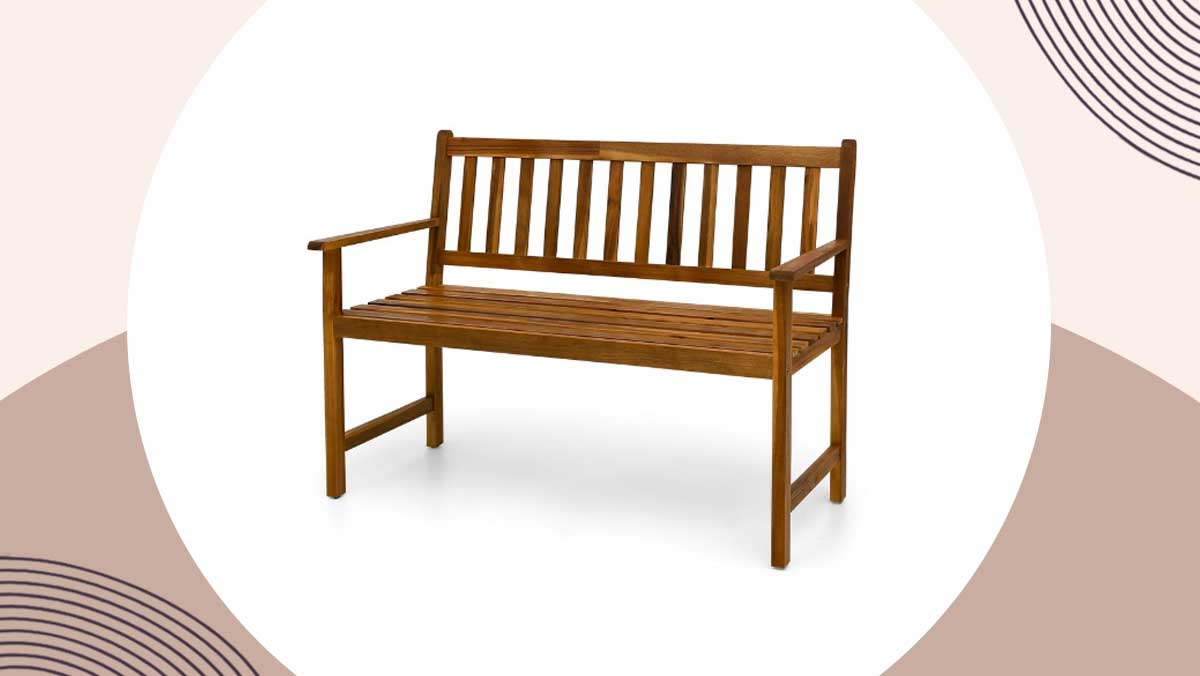 Action tuinbank hout