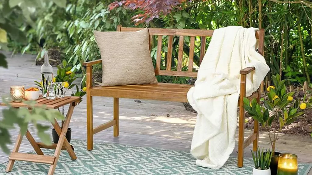 Action tuinbank hout