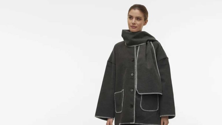 Vero Moda Zalando Toteme jas met sjaal dupe