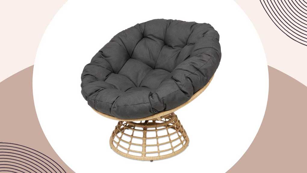 Action rotan stoel rond