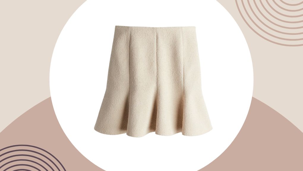 H&M lichtbeige rok