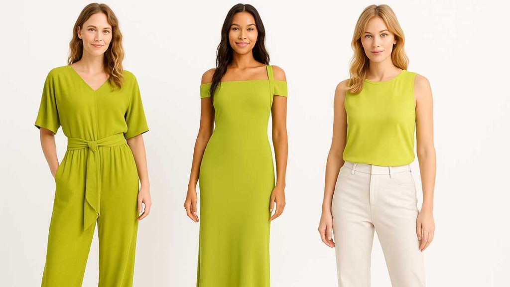 pistache groene kleding