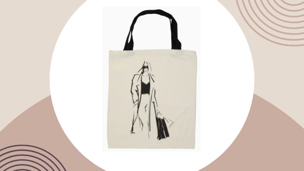 wibra canvas tas met print