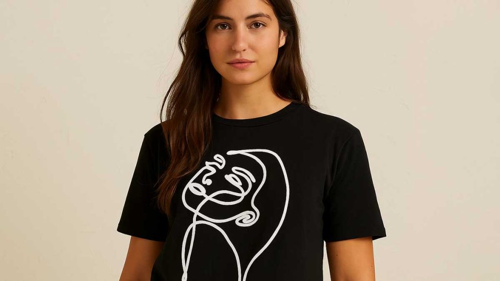 wibra t-shirt koordtekening