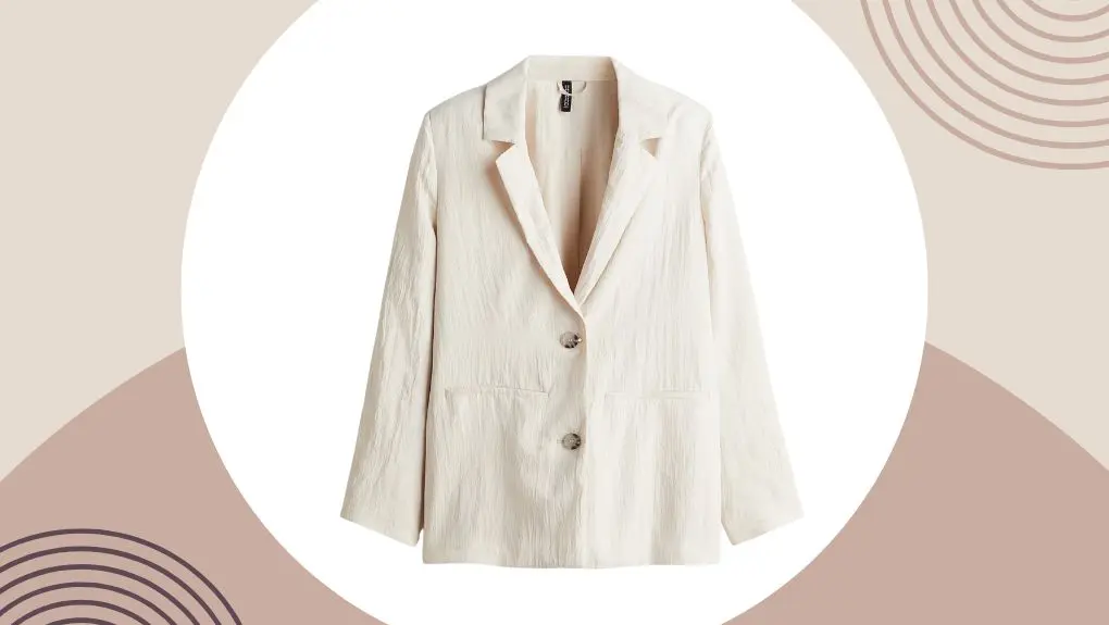 h&m lichte blazer capsule wardrobe