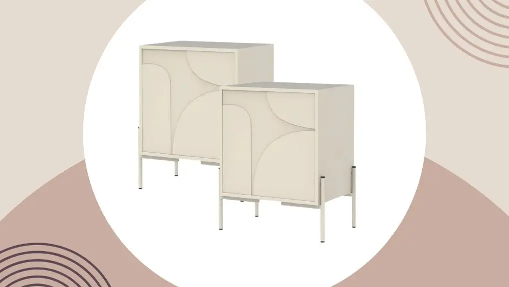 Action japandi nachtkastjes