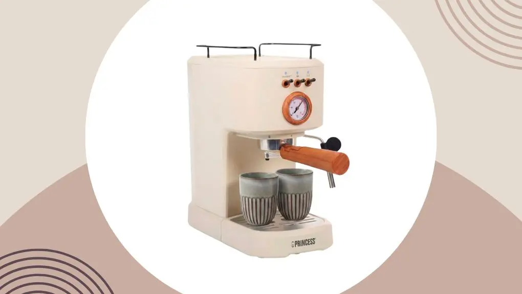 kruidvat princess japandi espresso machine