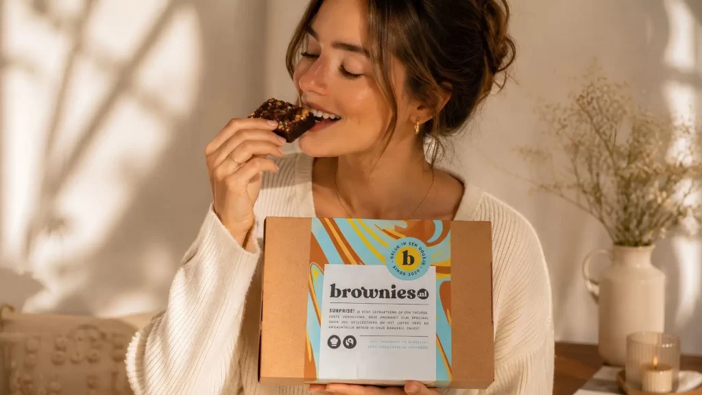 brownies per post versturen
