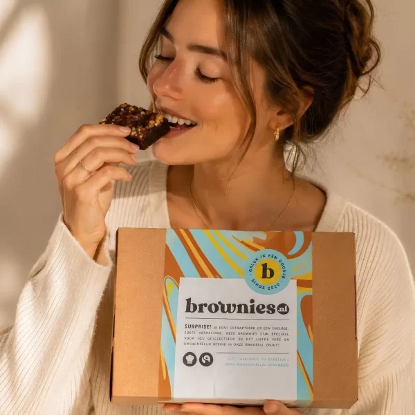 Deze brownie cadeauboxen zijn misschien wel het gezelligste cadeau om op te sturen