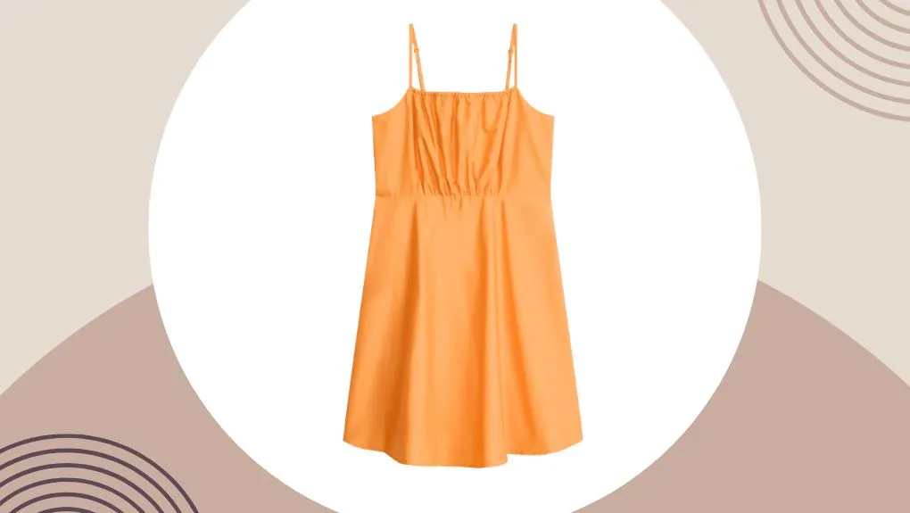 bonprix oranje jurk