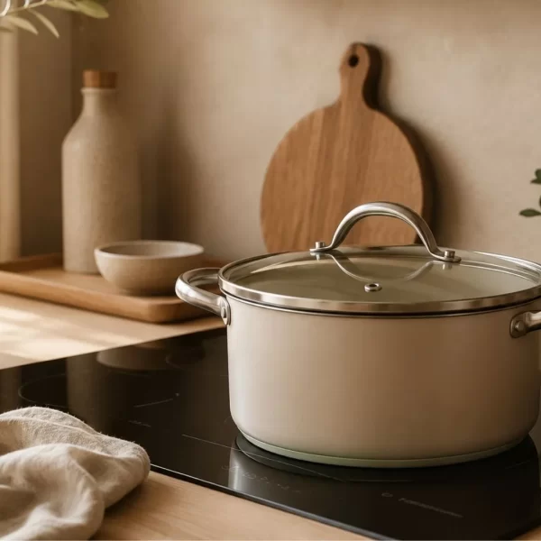 Zelfs je kookpan mag mooi zijn: deze nieuwe Wibra-vondst past perfect in een Japandi keuken