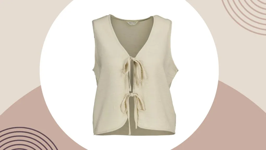 zeeman gilet beige