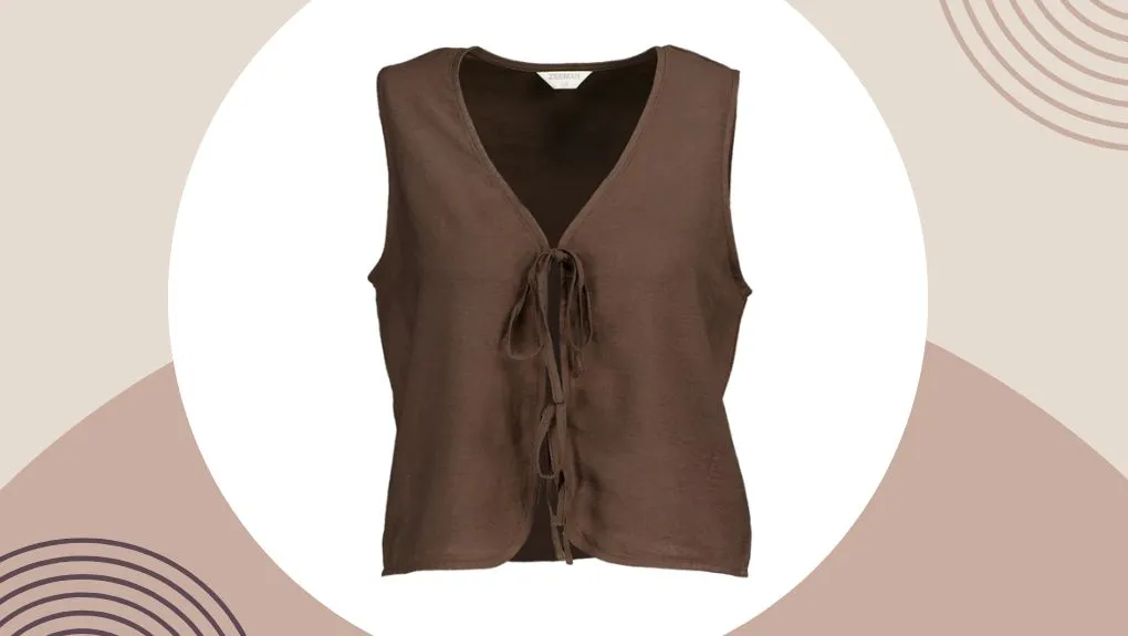 zeeman gilet bruin