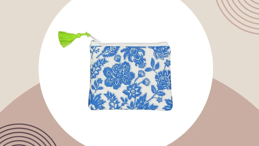 zeeman toilettas blauw