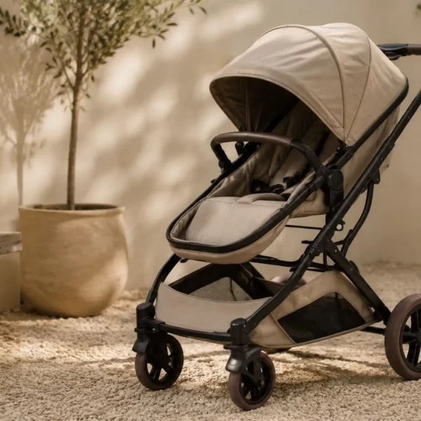 Lijkt wel een luxe merk: Action verkoopt een stijlvolle 2-in-1 kinderwagen voor €99