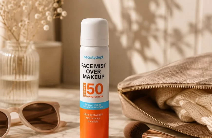 Zonnebrand over je make-up? Met deze geniale budget SPF spray smelt je foundation niet