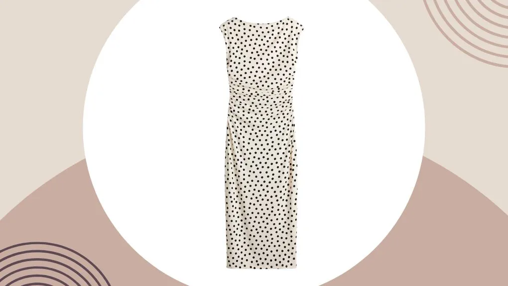 H&M midijurk met stippen