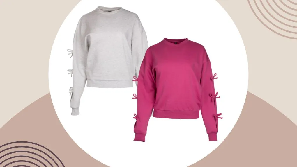 Wibra sweater met strikjes