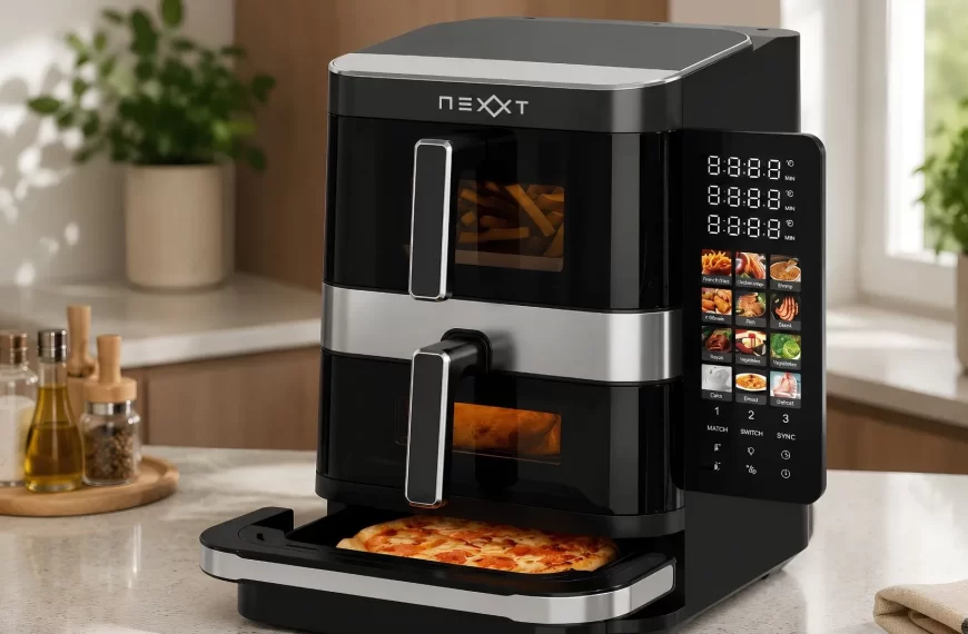 De nieuwste budget-airfryer heeft een ingebouwde pizzaoven (en maakt 3 gerechten tegelijk)