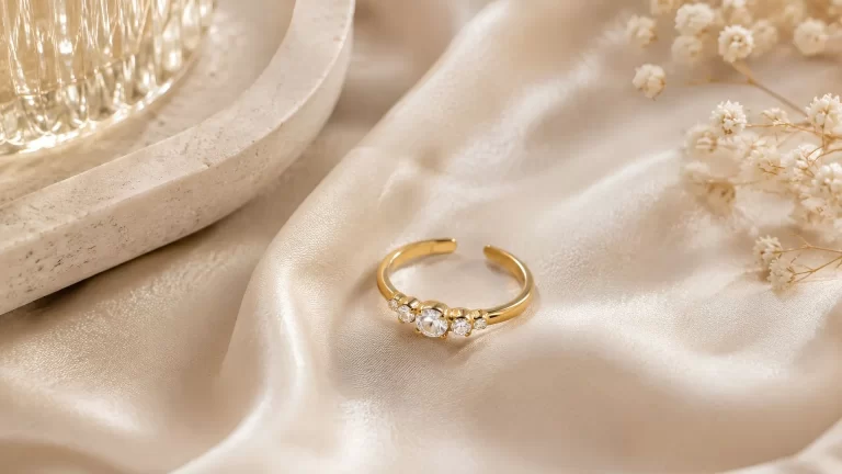 action ring met swarovski