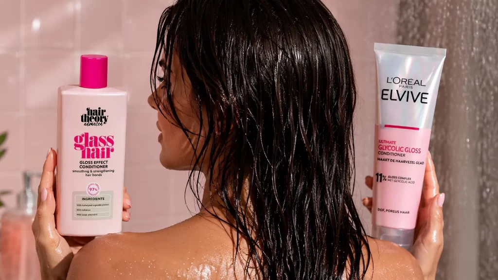 action glass hair vs l'oreal glycolic gloss