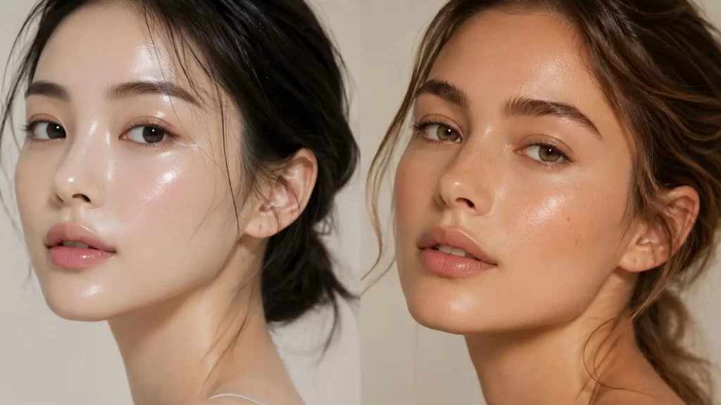 glass skin vs butter skin